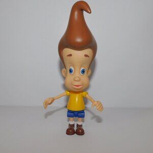 VTG 2001 Mattel Viacom 6" Jimmy Neutron Mega Grip Figure Loose no accessories